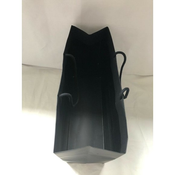 CHANEL Camellia Paper Shopping Bag Black 13" x 17" x 6" - Picture 5 of 10